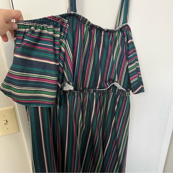 Terra and Sky Striped Dress 3x - Picture 2 of 6